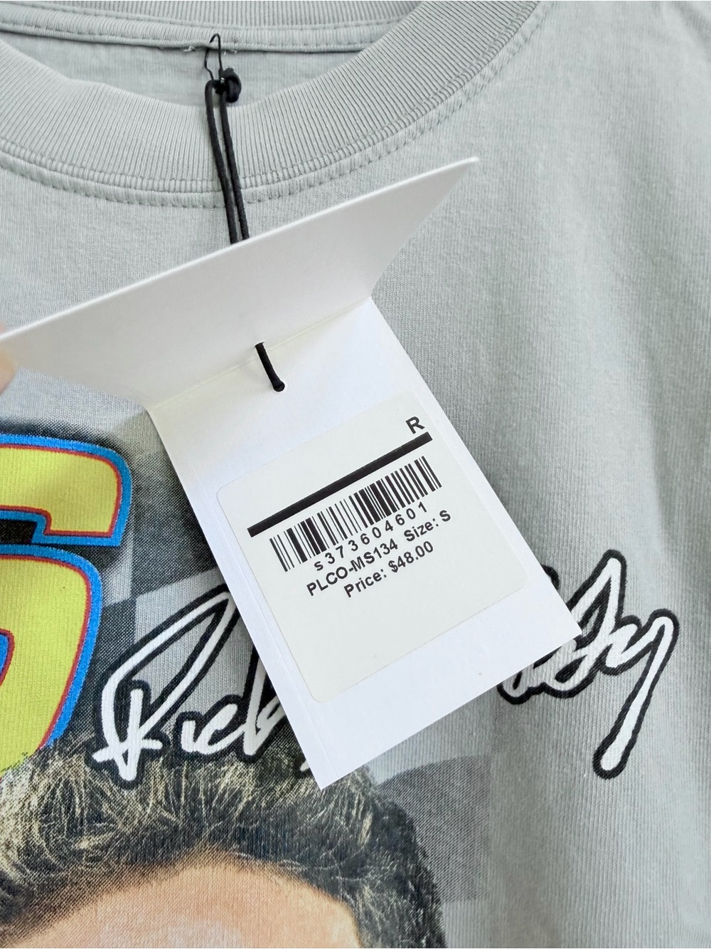 Philcos Talladega Nights Ricky Bobby Graphic Tee Ice Grey NWT Small - Picture 7 of 8